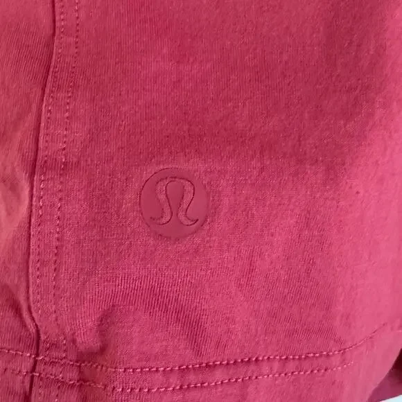 Lululemon All Yours Long-Sleeve Shirt, Vintage Rose, Sz 6 - Picture 4 of 7